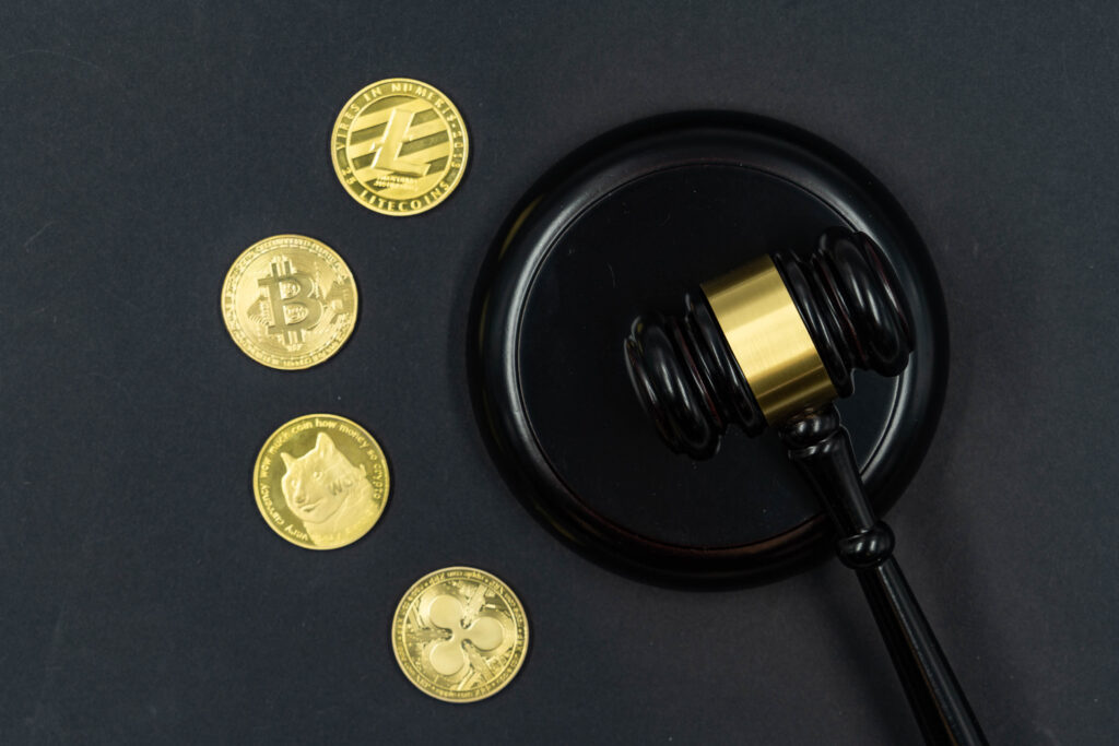 Illustration de la régulation des cryptomonnaies et des cadres juridiques applicables aux actifs numériques