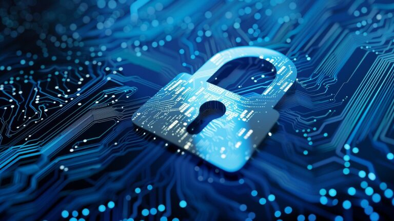 Cadenas de securite symbolisant la protection d'un compte publicitaire en ligne